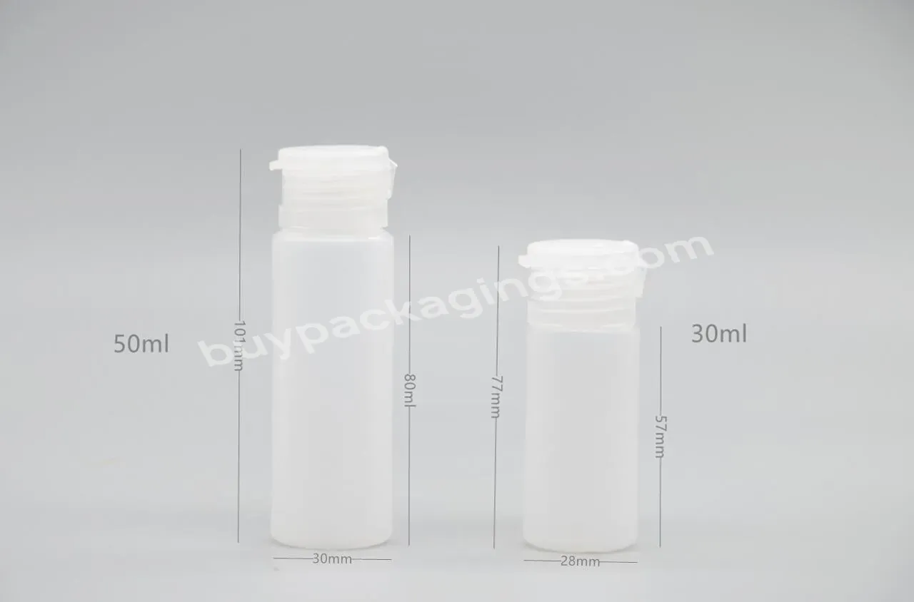 Hand Cream Sample Packaging Bottle Lotion Cosmetics Travel Empty Bottle Subpackage Flip Pe Bottles