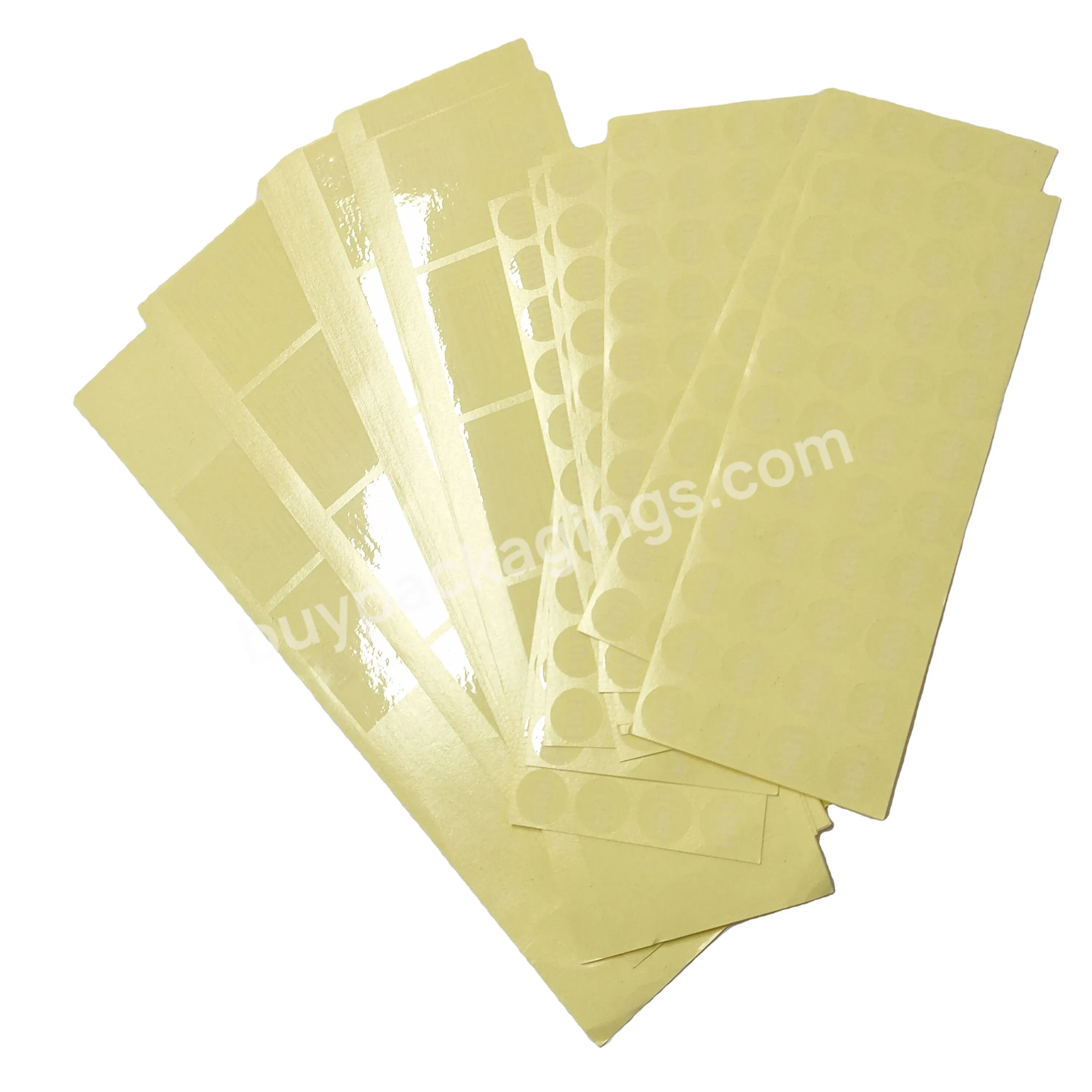 Hand-pasted Custom Self-adhesive Labels Printed Transparent Stickers Customized