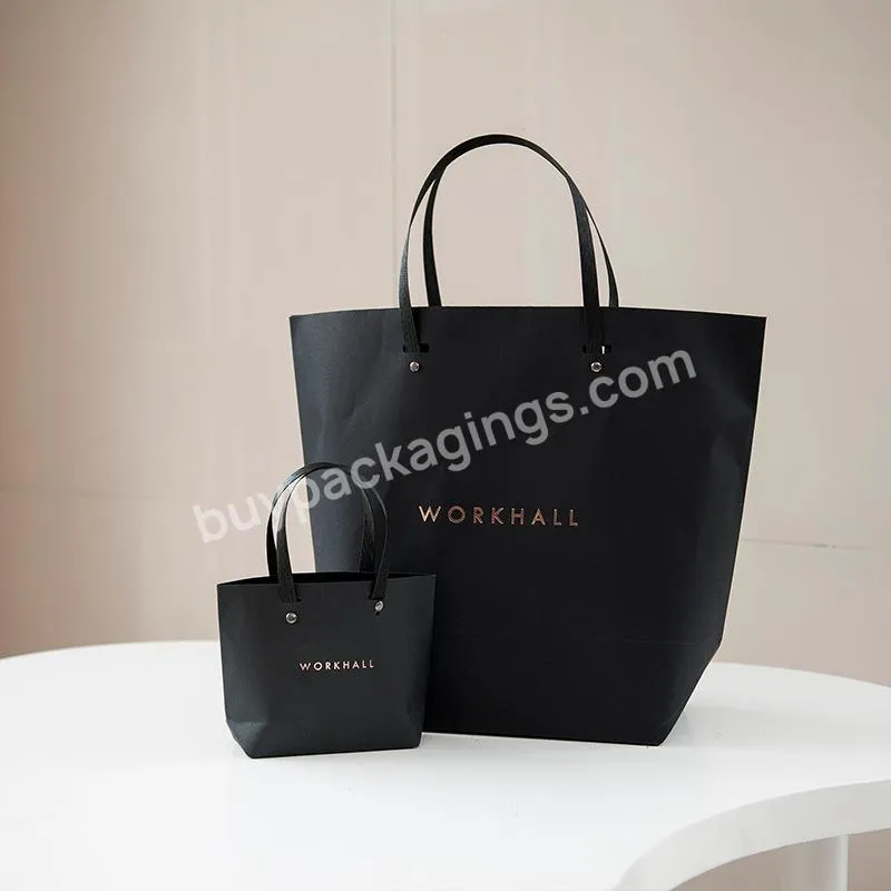 Handle Halloween Teacher Luxury Paper Christmas Clear Black Custom With Logo Gift Bags Wedding Packaging