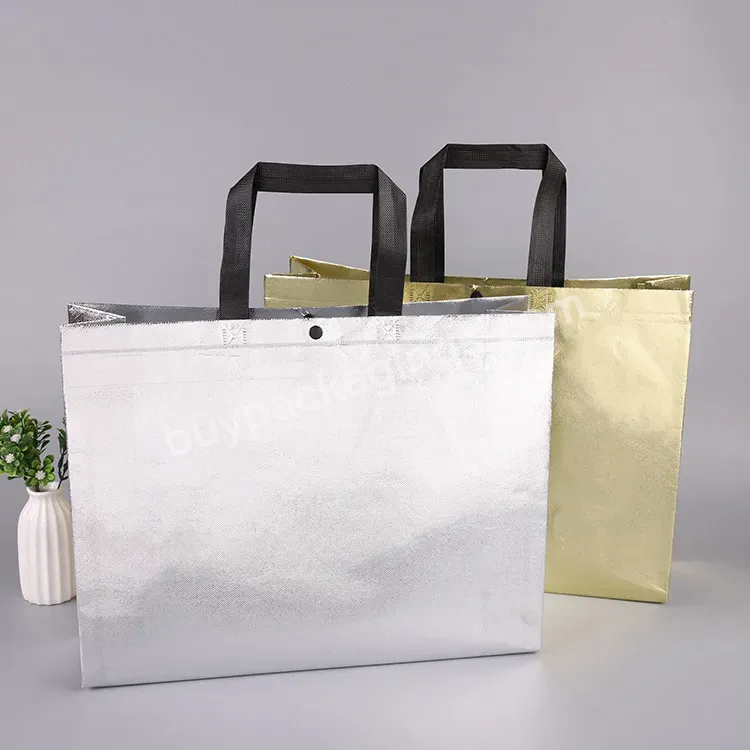 Handle Trolley Shopping Bag Reusable Grocery T-shirt Food Packaging Grocery Logo Retail Shopping Bag