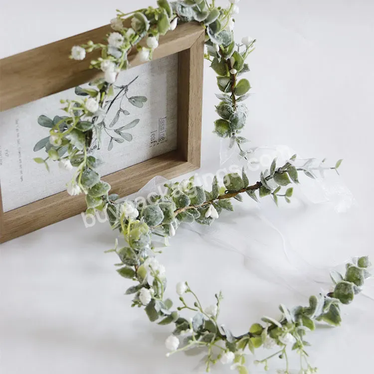 Handmade Garland Mori Girl Daisy Vacation Travel Photography Accessories Photo Studio Photo Props Bridal Garland - Buy Handmade Christmas Decorative Garland,Fresh Flower Garlands,Artificial Garland.