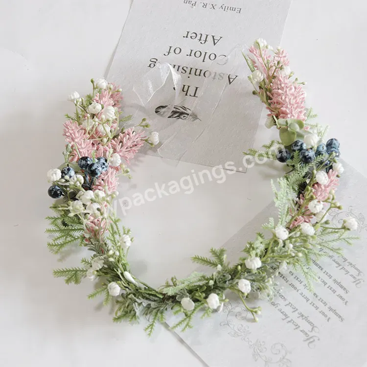 Handmade Garland Mori Girl Daisy Vacation Travel Photography Accessories Photo Studio Photo Props Bridal Garland