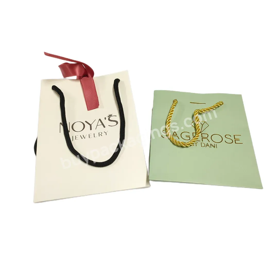 Handmade Gift Bags Different Size For Jewelry Box Packaging With Logo