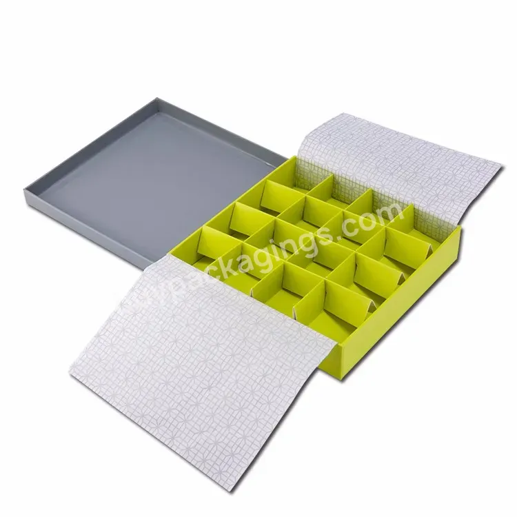 Handmade Paper Packaging Hard Custom Box For Chocolate Bonbons Packaging