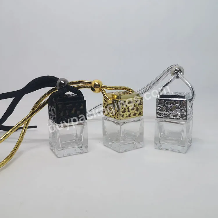 Hanging Essential Oil Diffuser Aromatherapy Air Freshener Car Perfume Clear Glass Empty Bottle - Buy Empty Car Air Freshener Perfume Glass Bottle,Clear Hanging Car Perfume Glass Empty Bottle Essential Oil Diffuser Aromatherapy Car Air Freshener Squar