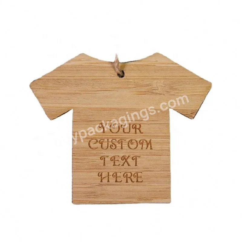 Hangtag Label Natural Wood Bamboo Clothing Tag