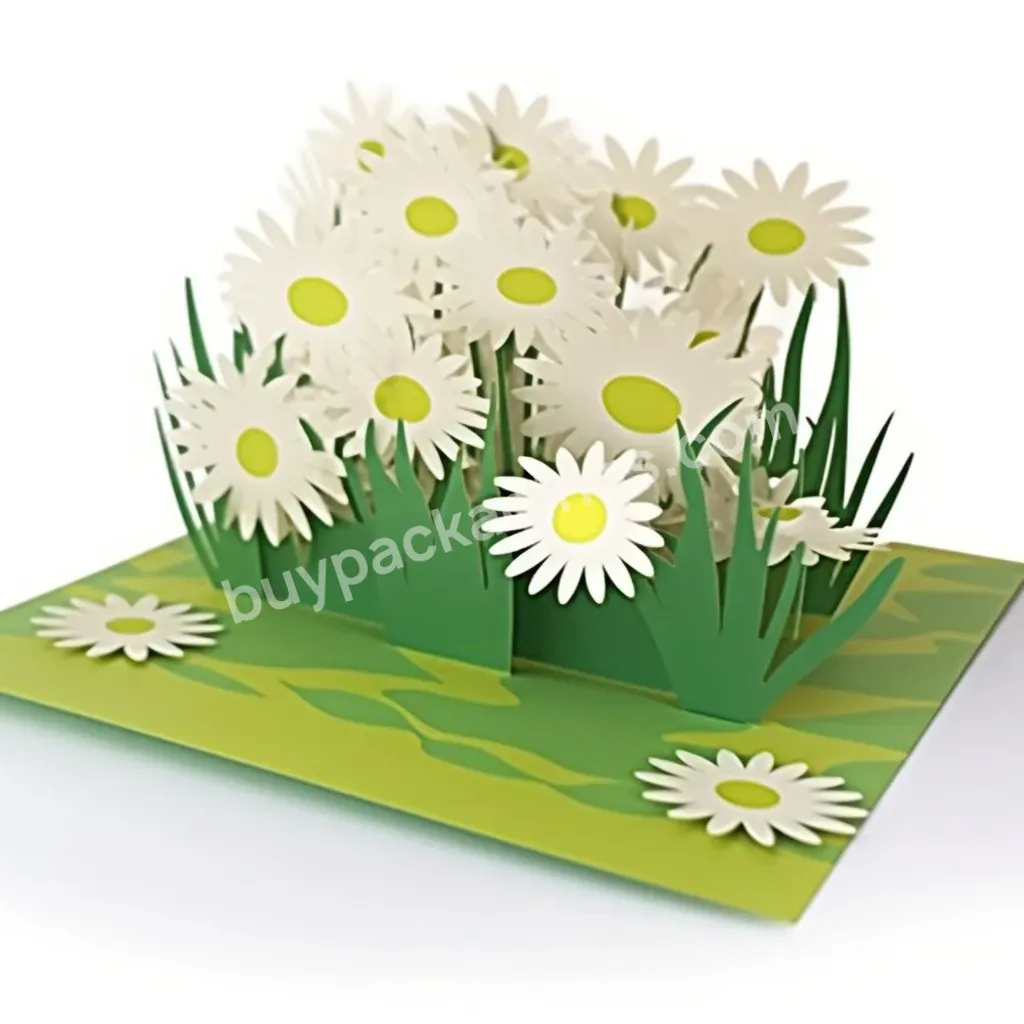 Happy Mother's Day 3d Flower Card Flower Bouquet Pop Up Greeting Card For Mother's Day