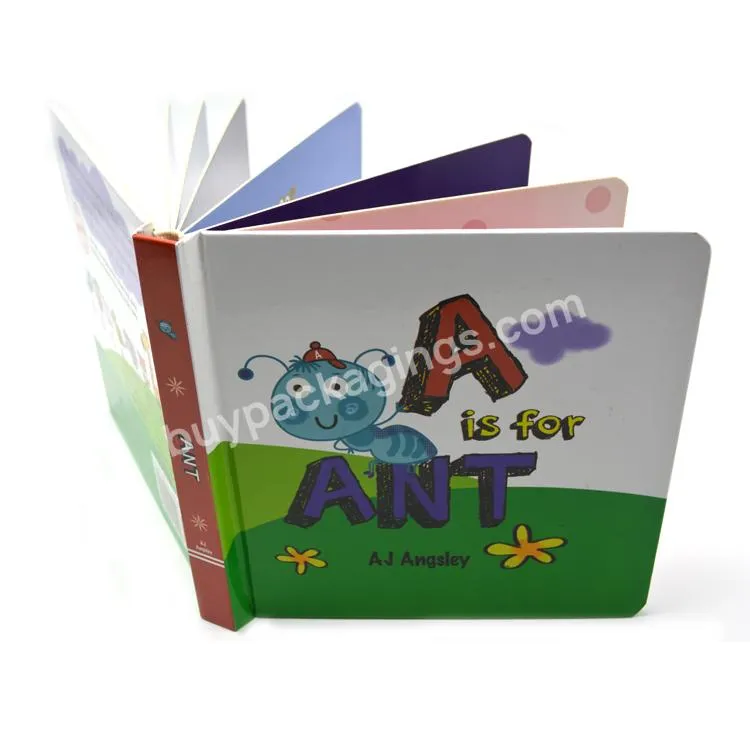 Hard cover colorful Custom printing A4 hardcover Children activity story book