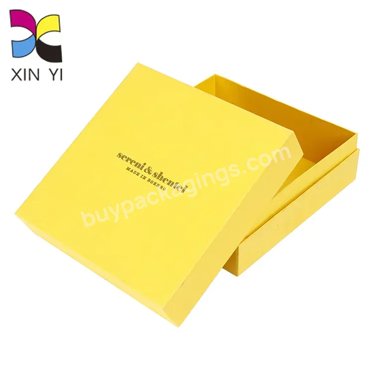 Hardcover Lid And Bottom Paper Box Wig Packaging Box Paper Box Shoes