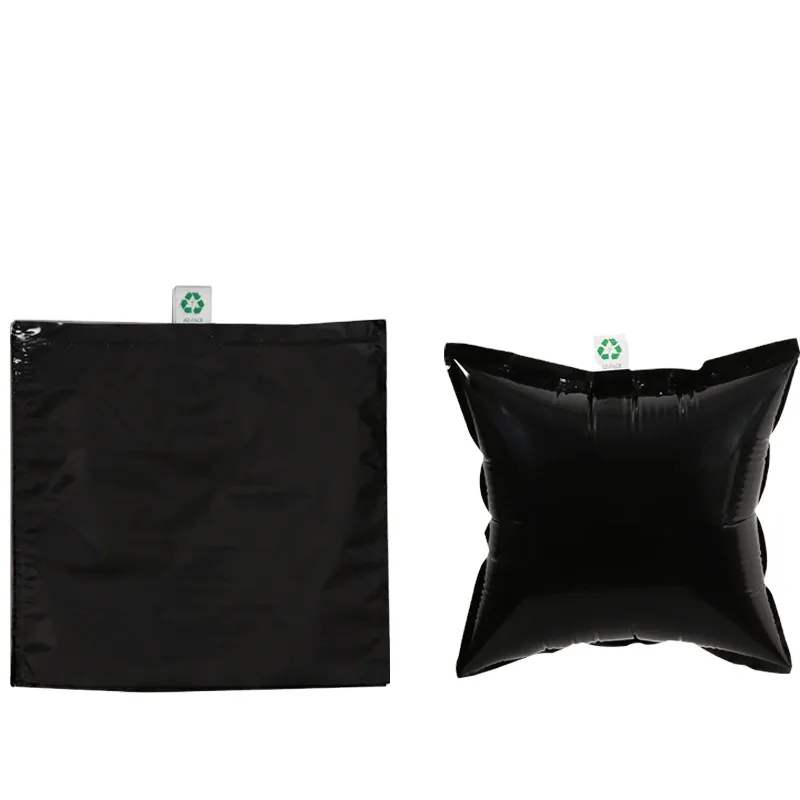 Hat pressure proof black filling feather jewelry light express logistics shipping packaging  air cushion inflatable bag