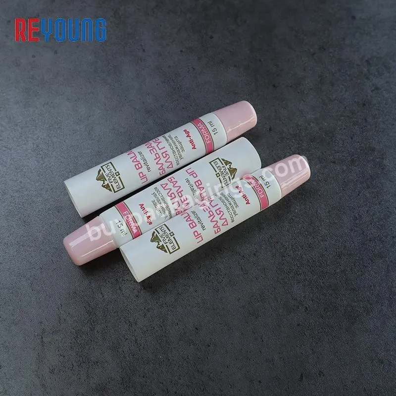 HDPE Classic Makeup Lip Balm Tube Luxury Empty Lip Gloss Soft Tubes With Screw Cap