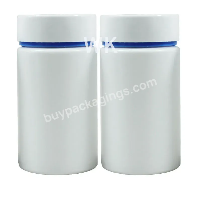 Hdpe Empty White Solid Plastic Bottles For Pill Medicine Vitamin Powder Packaging