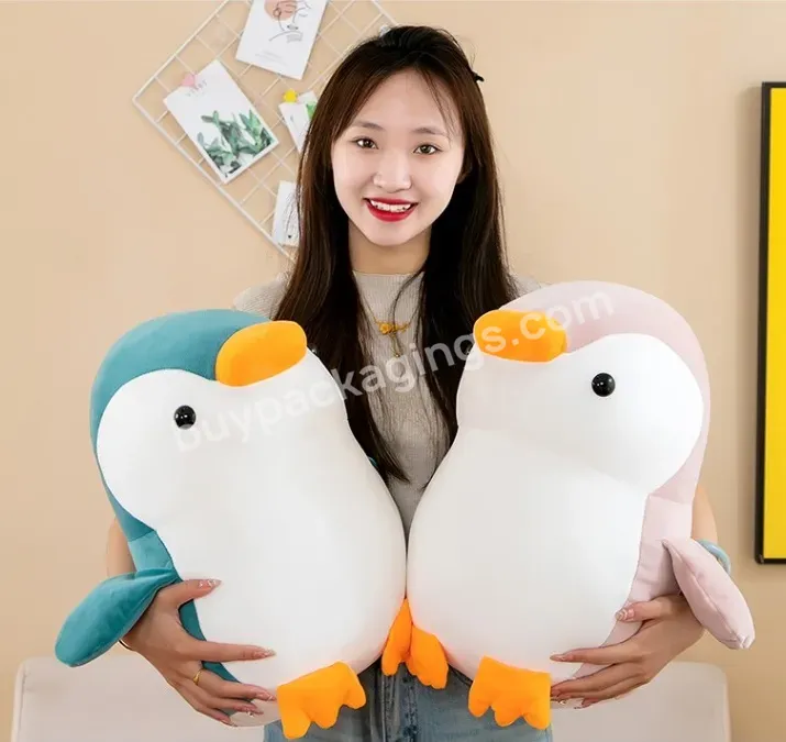 Healing Stuffed Animal Toys Soft Plush Toy Penguin Pillow Full Three-dimensional Cute Children Doll Birthday Gift Wholesale - Buy Plush Toys Gifts,Stuffed Animal Toys,Healing Animal Doll Soft Plush Toy Penguin Pillow Full Three-dimensional Cute Child