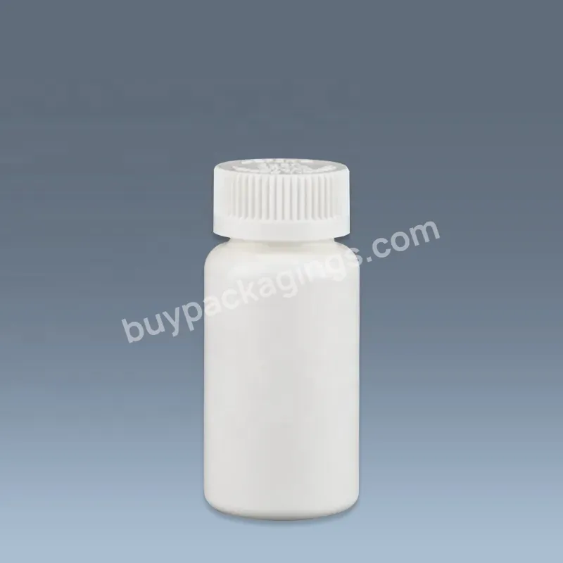 Health Care Medical 85ml White Hdpe Vitamin Tablet Plastic Jar Pharmaceutical Bottle Plastic Pill Bottle For Medicine