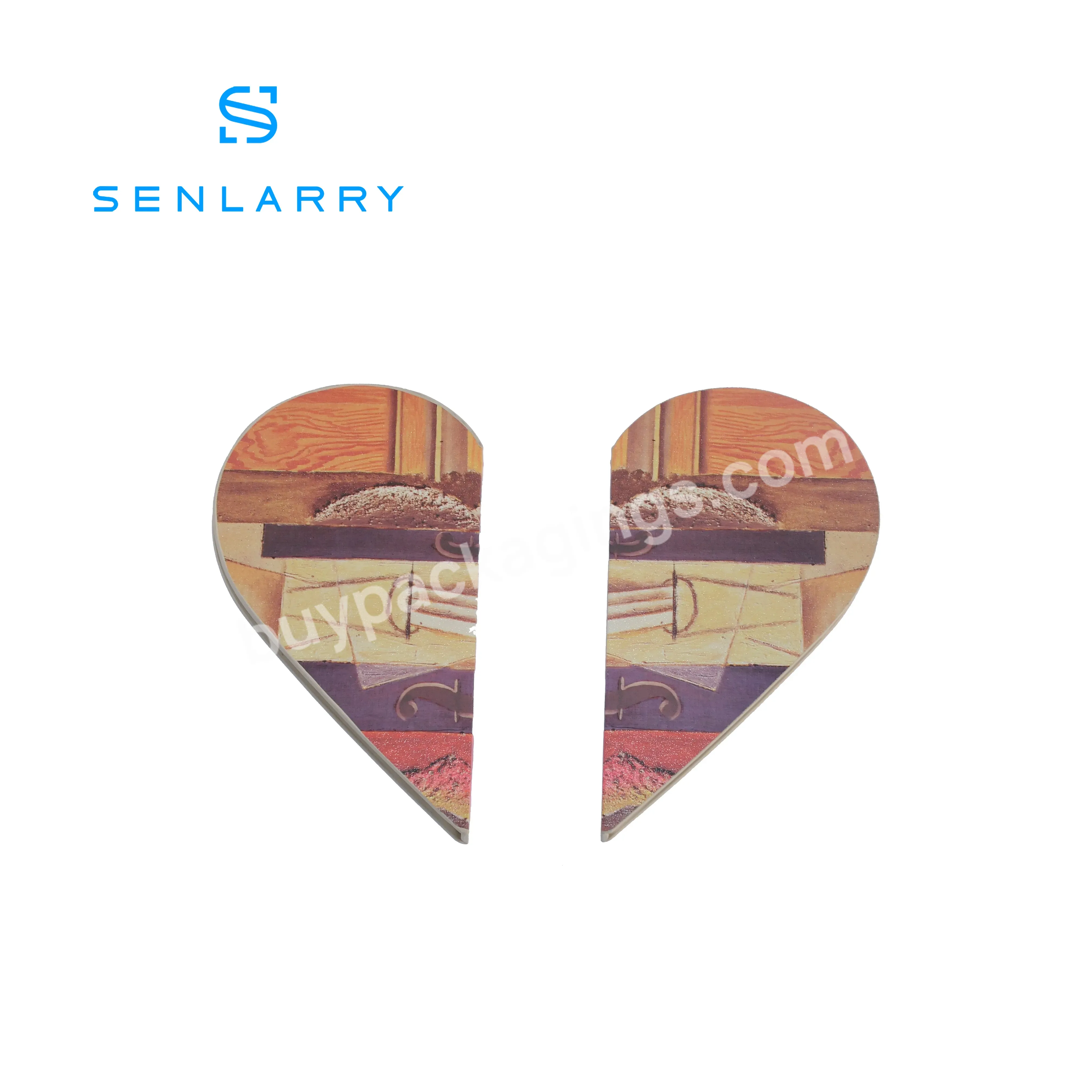 Heart Shape Empty Customized Eyeshadow Palette Packaging Box With Combination Of Two Parts - Buy Eyeshadow Palette Packaging,Custom Empty Eyeshadow Palette Packaging,Heart Shape Eyeshadow Palette Packaging.