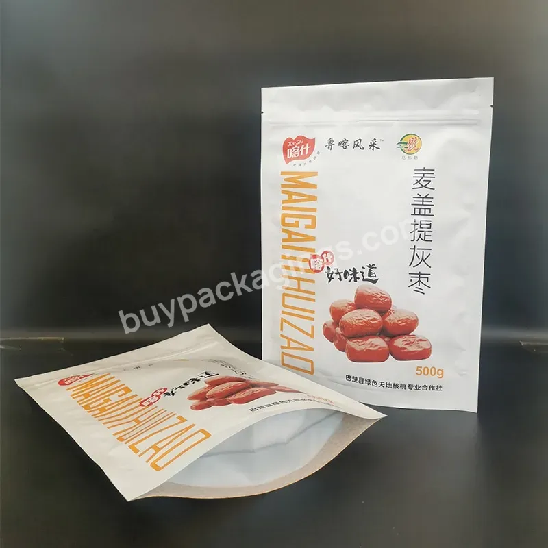 Heat Seal Foil Sample Packaging Oem Biodegradable Plastic Ziplock Edible Packaging Mylar Stand Up Pouch