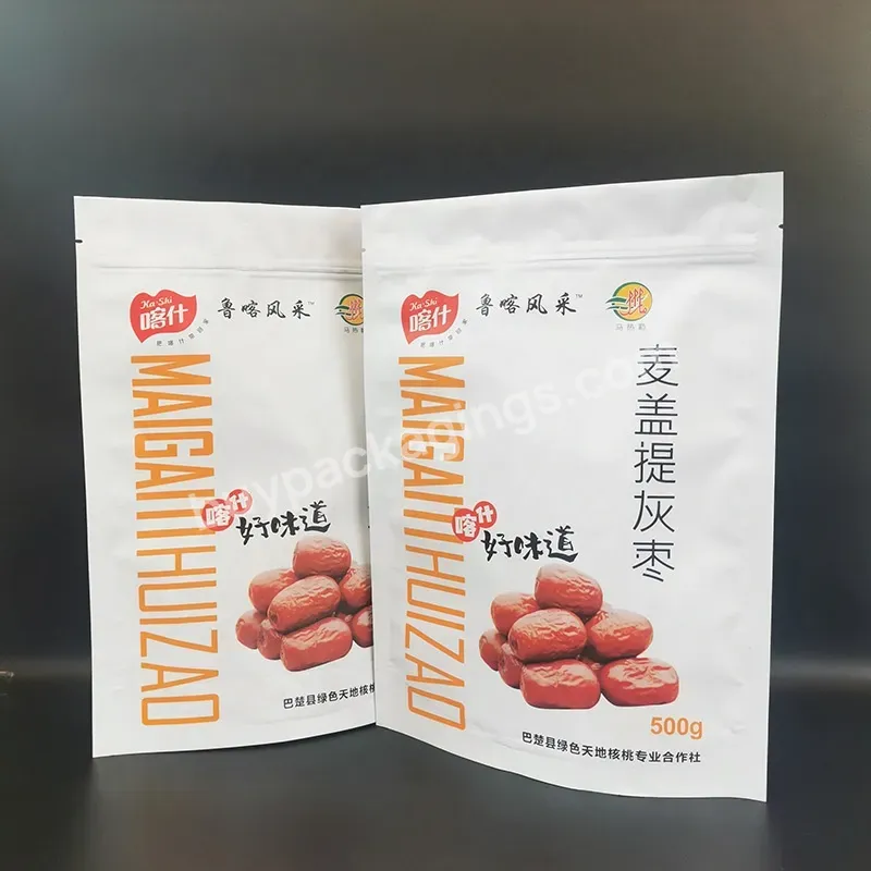 Heat Seal Foil Sample Packaging Oem Biodegradable Plastic Ziplock Edible Packaging Mylar Stand Up Pouch