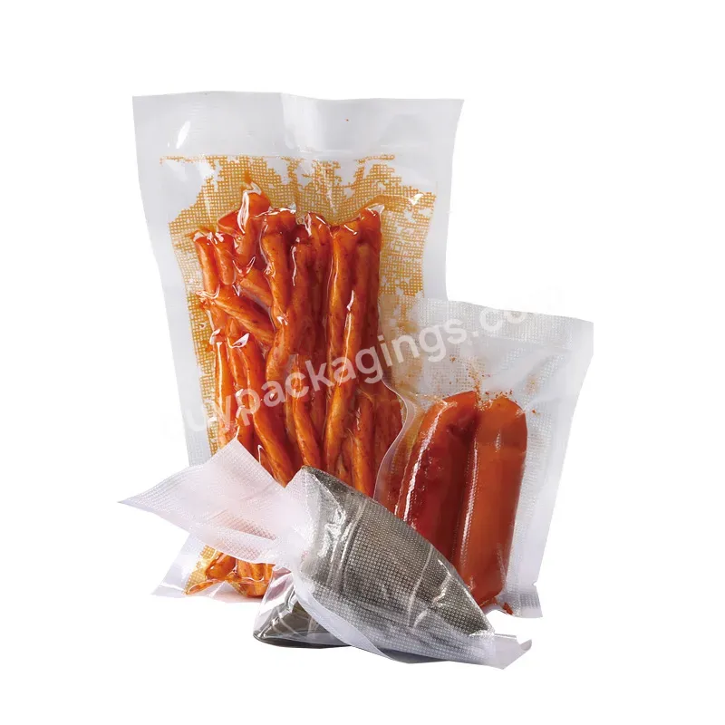 Heat Seal Plastic Bag Vacuum Bags For Food In Stock 20cm*25cm