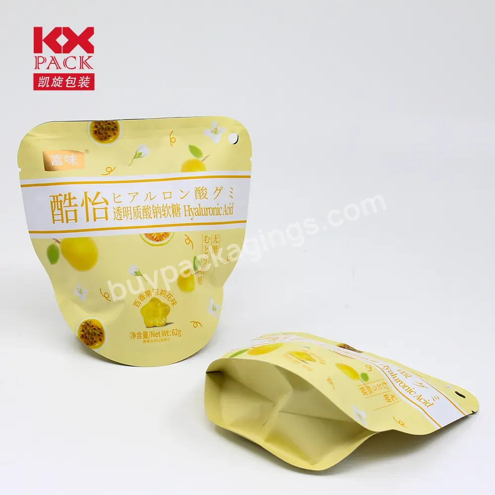 Heat Sealed High Quality Plastic Laminated Packaging Bags Stand Up Pouch Bag For Candy Snack Packing