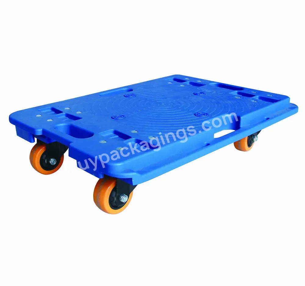 Heavy Duty Customized Color Container Trailer Moving Dolly Flat Cart