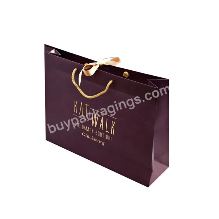 Heavy Duty Large Luxury Shopping Packaging Custom Made Glossy Black Paper Bags With Your Own Logo
