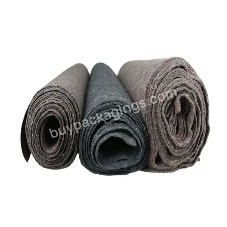 Heavy Duty Non-slip Wear Resistant Padded Protection Non-woven Pad Furniture Moving Blanket