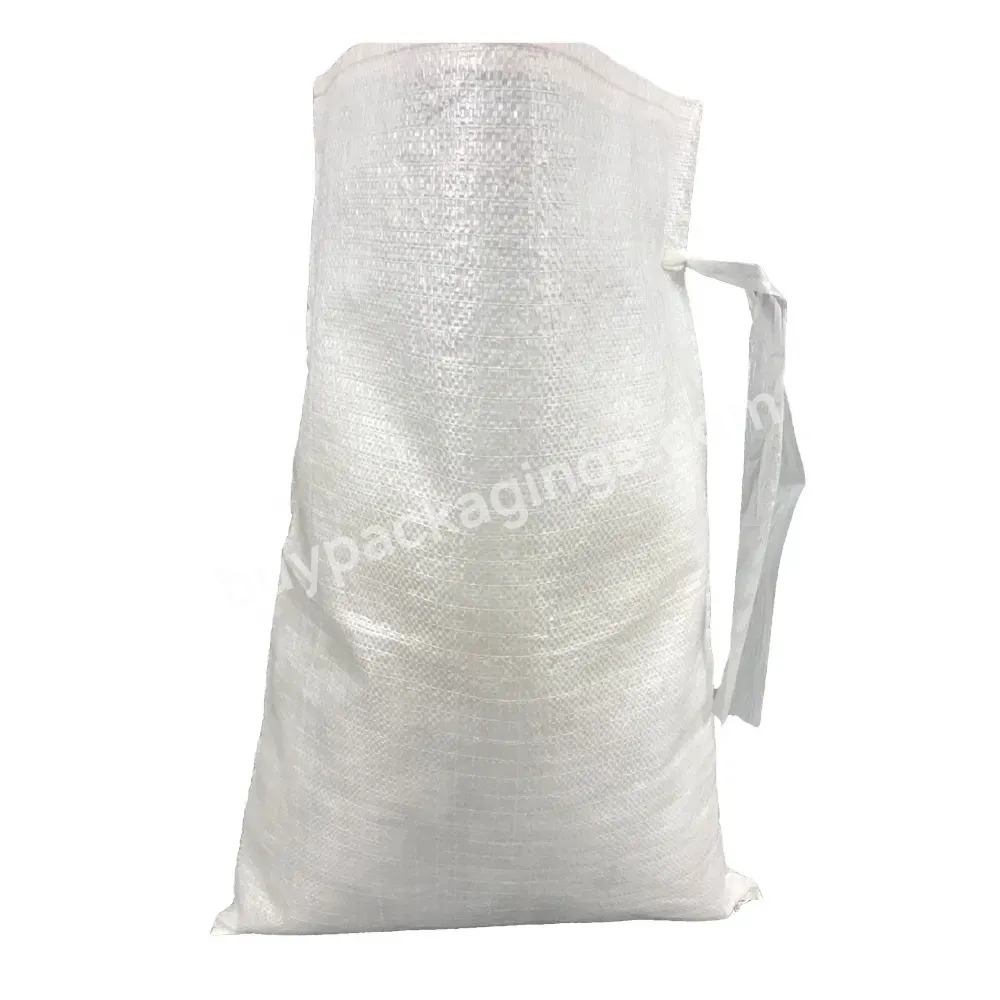 Heavy Duty Sandbag Customizable Anti-flood Recyclable Printed Poly-plastic Woven Sand Bags