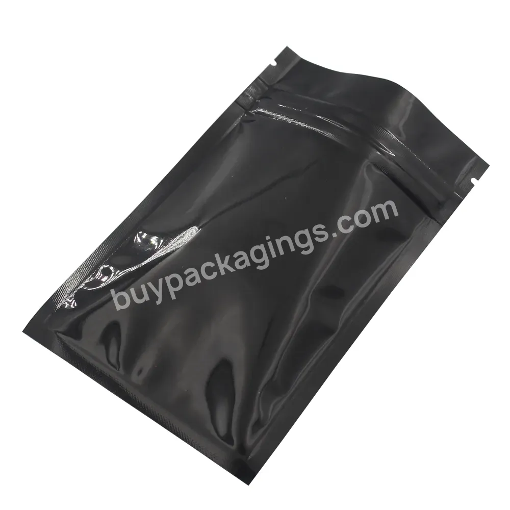 Heavy Duty Smell Proof Heat Sealable Flat Pouches Food Storage Bag Small Size Aluminum Foil Plastic Zip Lock Packaging Bags