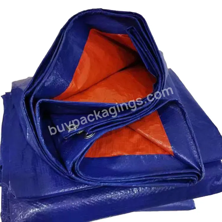 Heavy Duty Tarp Waterproof Polyethylene Plastic Blue Tarpaulin For Outdoor Cover