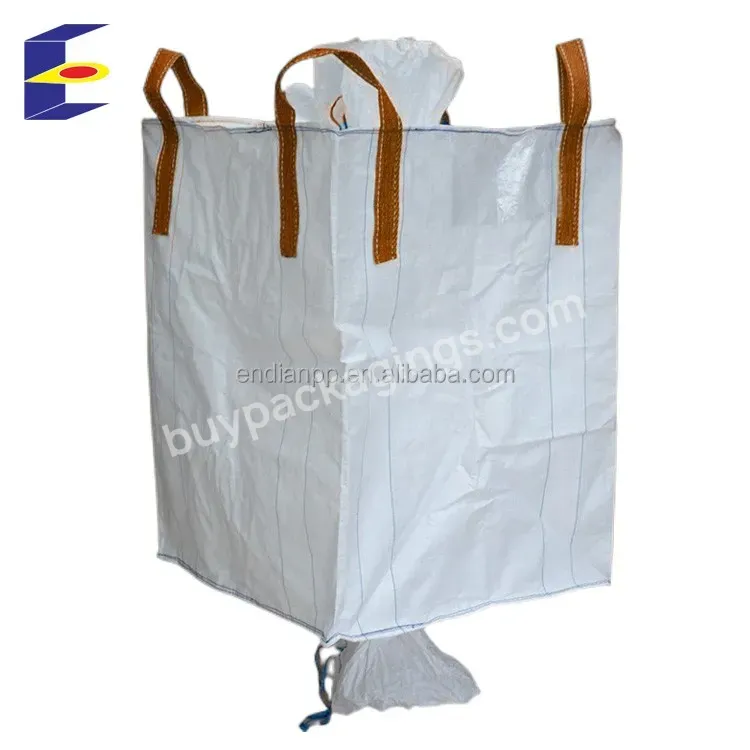 Heavy Duty Virgin Pp Super Sacks Big Bulk Bag Fibc Jumbo Bags For Cement Concrete Bitumen