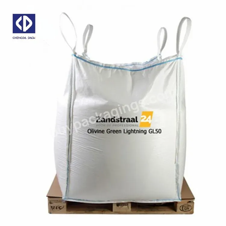 Heavy Duty Waterproof Jumbo Agriculture 1000kg Top Spout Bottom Flat Tonne Big Bag