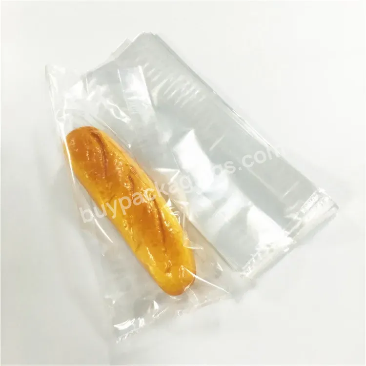 High Clear Bread Bag Ldpe Plastic Packaging Bread Bag With Both Side Gusset For Bakery Cellophane Bags