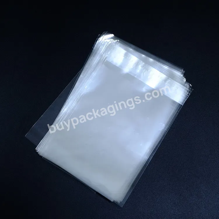 High Clearly Plastic Packaging Bag Self-adhesive Bopp Bag In Stock Reinforce The Edge-sealing