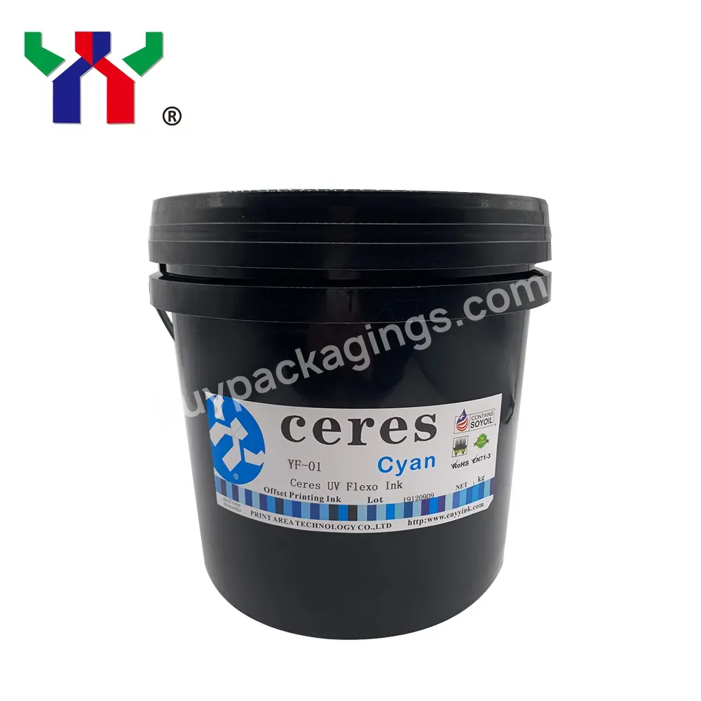 High Density Uv Flexo Ink For Uv Flexo Printing Cmyk,1kg/can