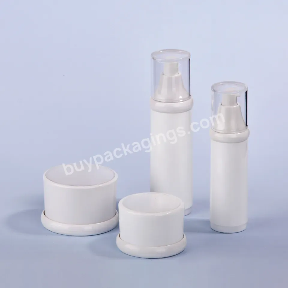 High End Pet 50ml 80ml Cosmetic Jar Plastic Cream Containers Cosmetic Packaging Unique Cream Jar