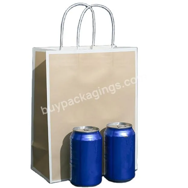 High Grade Customized Durable Recyclable Kraft Paper Bags For Household Products Shopping Gift Craft With Logo