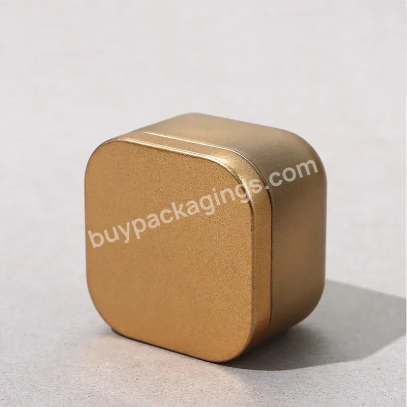 High-grade General Purpose Frosted Tin Box Metal Mini Portable Sealing Canister Travel Tea Canister Packing Box