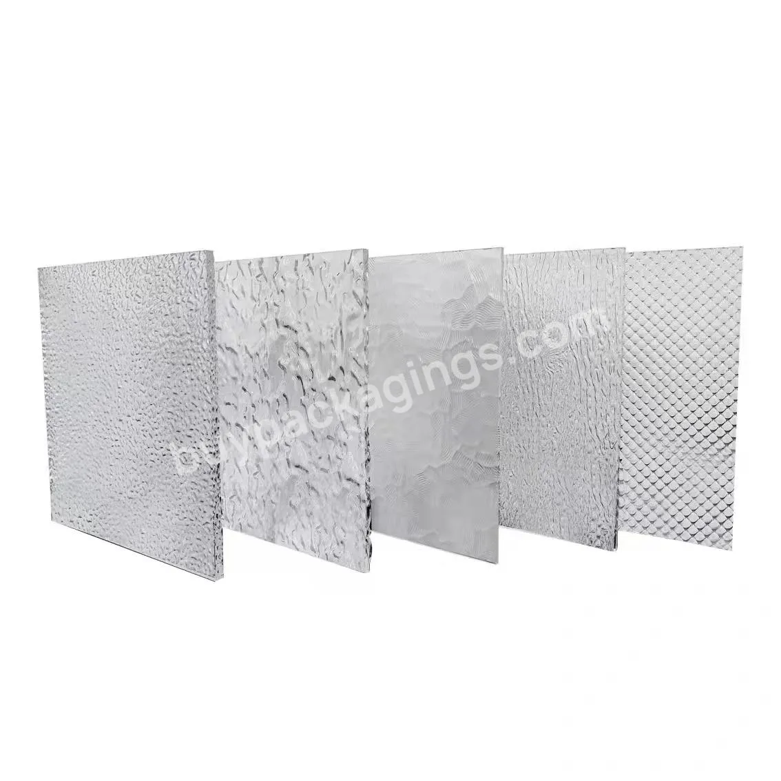 High Light Transmission Flowing Water Pattern Bark Pattern Rain Pattern Decoration Acrylic Pmma Ps Decorative Board Panel