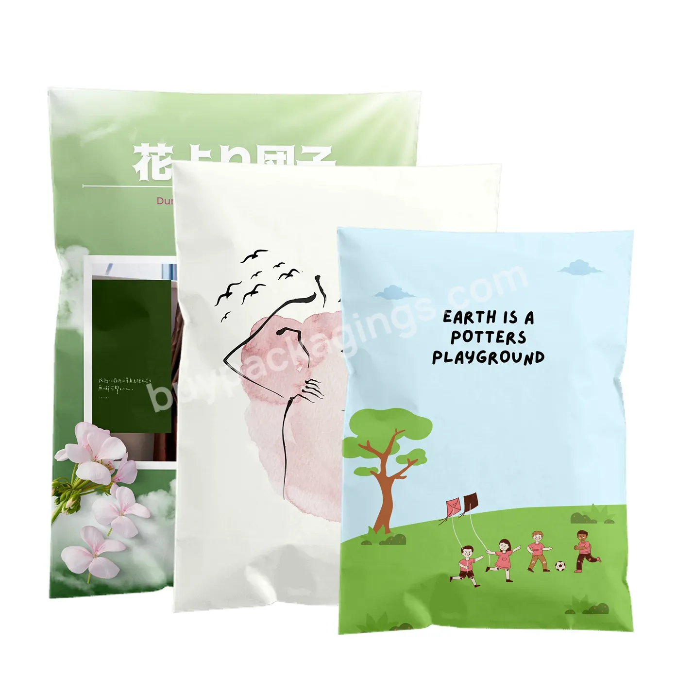 High Performance Customized Plastic Mailing Bag Custom Wholesale Green Poly Plastic Shipping Mailing Bag