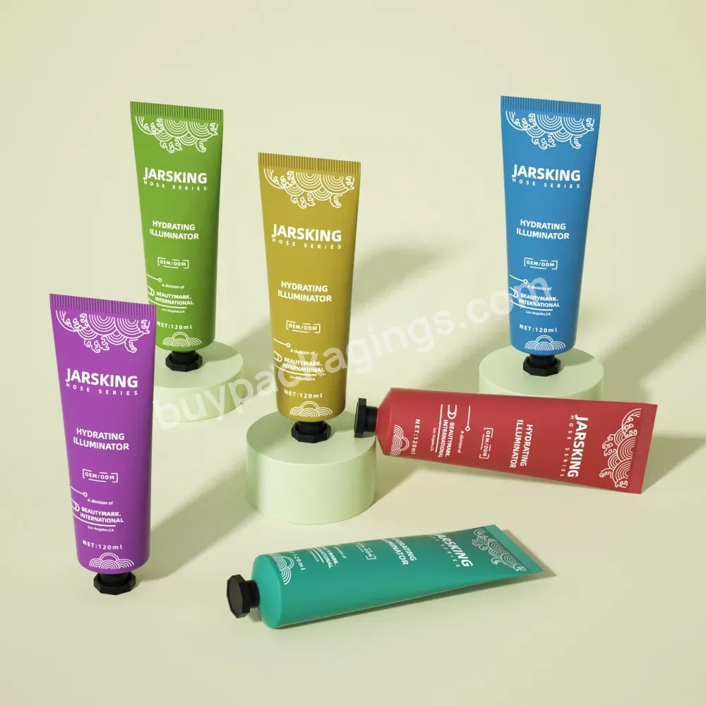 High Quality 10 30 50 100 120 150ml Soft Tube Cosmetic Packaging Skincare Hand Cream Facial Cleanser Plastic Cosmetic Tube
