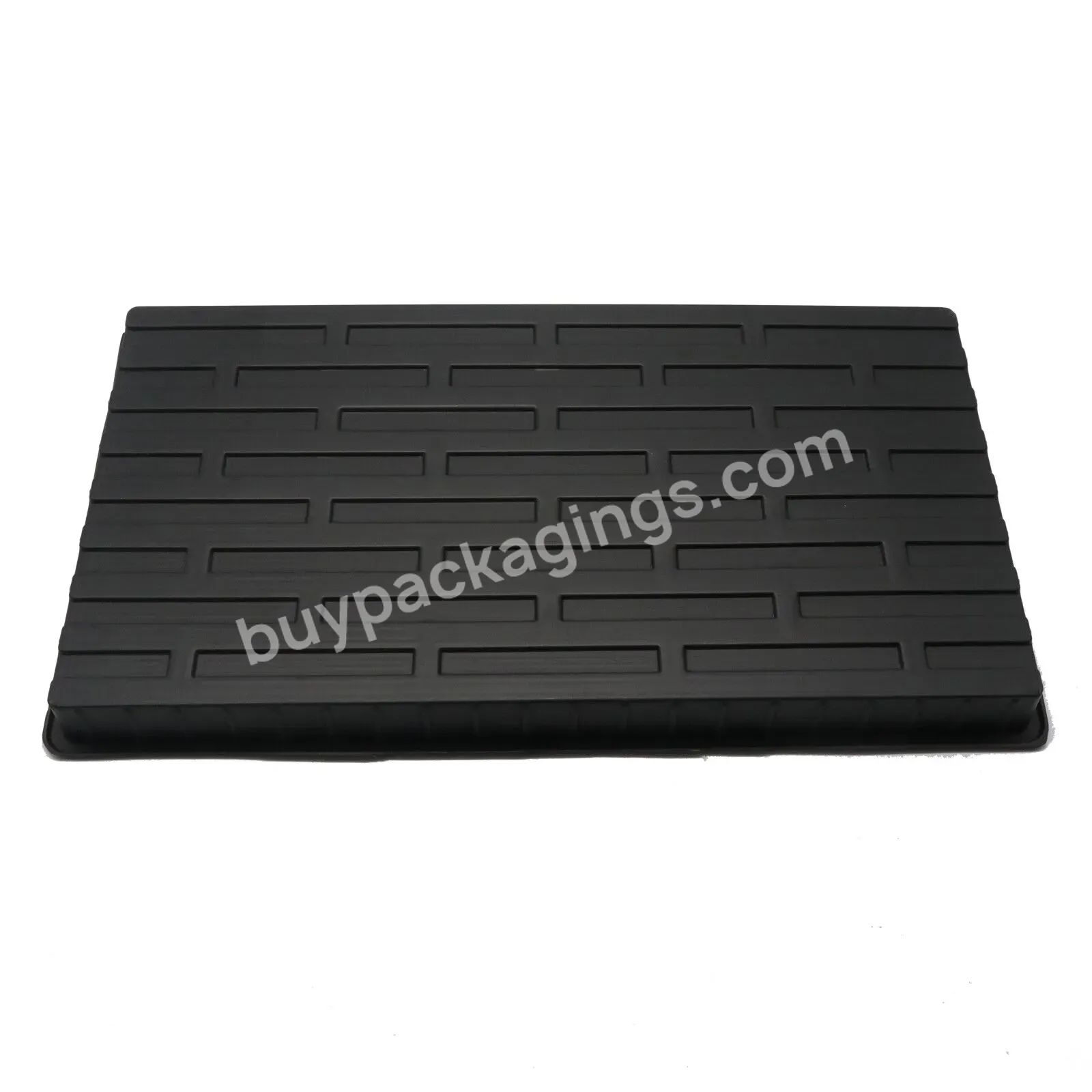 High Quality 1020 Cell Black Ps Material Flat Deep Plate Plastic Seed Nursery Trays Plastic Seed Tray For Greenhouse Vegetables - Buy Flat Plastic Potting Seeding Tray,Nursery Tray Deep Flat Plate Seeding,1020 Nursery Seeding Flat Trays Plastic Seed Tray.