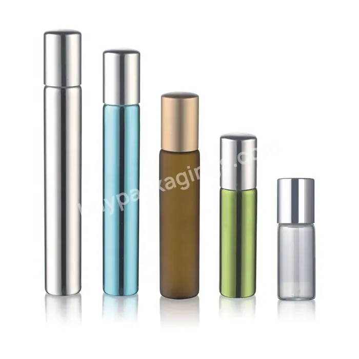 High Quality 10ml Amber Roller Bottles With Aromatherapy Essential Oil Roller Ball