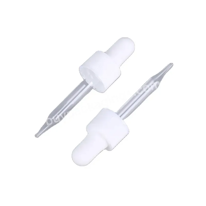 High Quality 18/410 20/410 Plastic Cosmetic Skincare Essential Oil Dropper Pump Cap Top