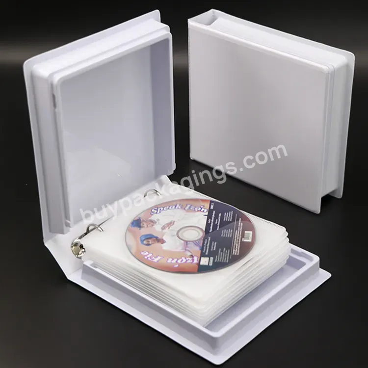 High Quality 24-cd Plastic Cases Multi Resealable Discs Dvd Sleeves Bag Case 185x165x45mm