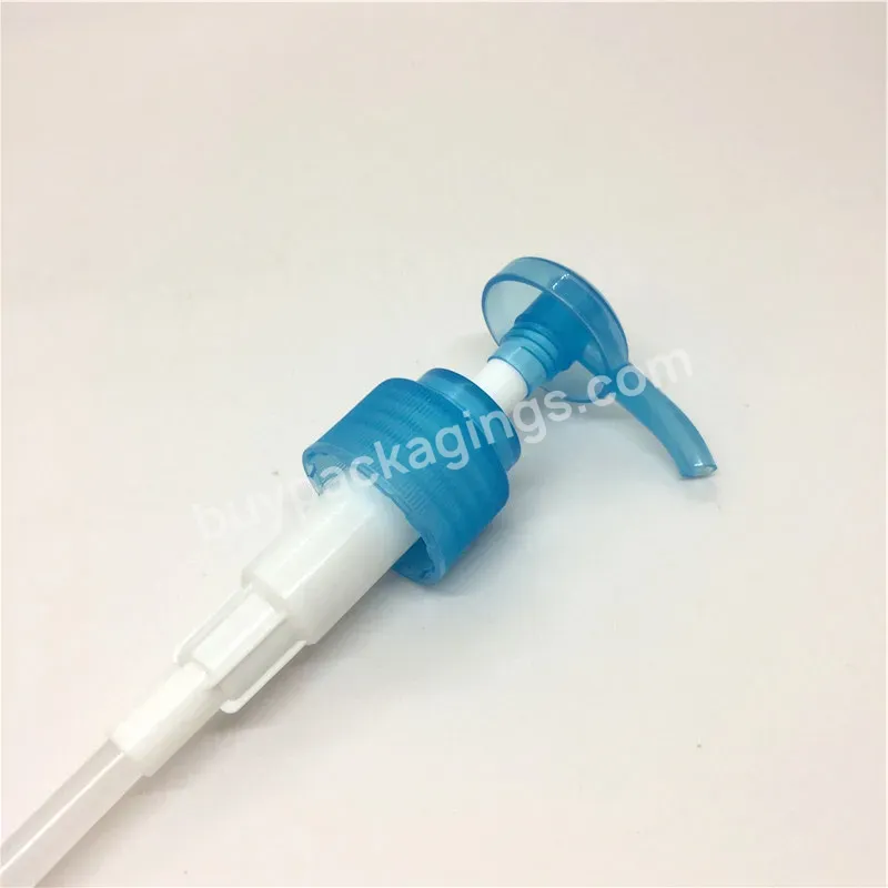 High Quality 24/410 28/410 Transparent Blue Lotion Dispenser Pump