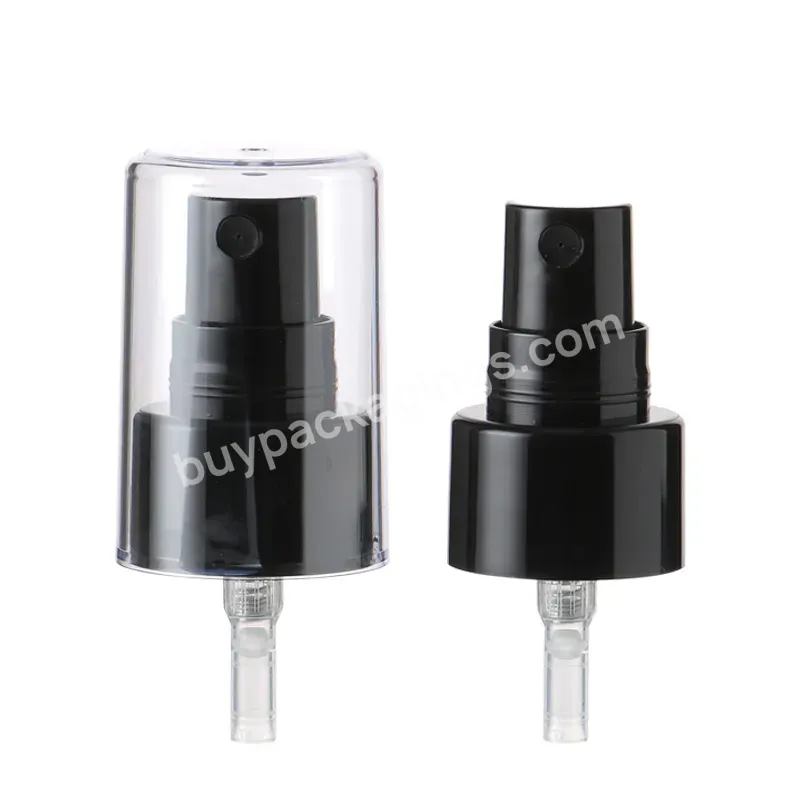 High Quality 24/410 Black Color Plastic Mist Spray Pump With Over Cap