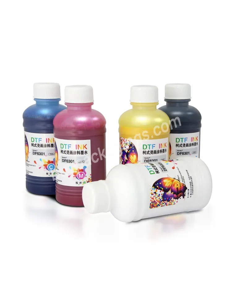 High Quality 250ml Dtf Ink Heat Transfer T Shirt Ink Pet Film Dtf Ink For I3200 4720 Xp600 1390 1300 1430 L805 Dtf L1800 Printer