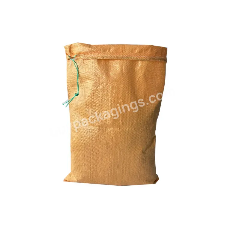 High Quality 25kg 50kg Grain Rice Flour Plastic Polypropylene Pp Woven Bags