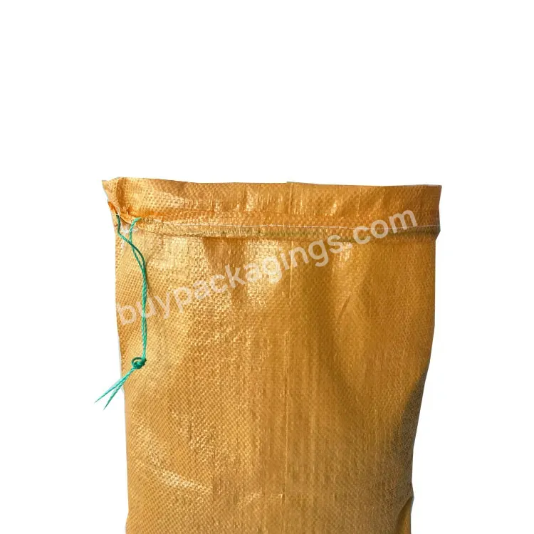 High Quality 25kg 50kg Grain Rice Flour Plastic Polypropylene Pp Woven Bags