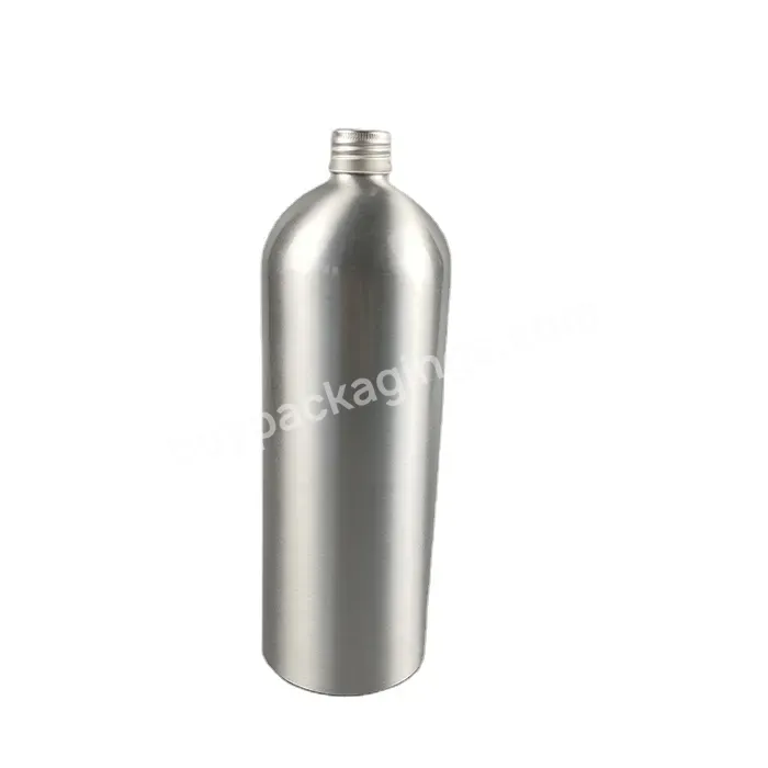 High Quality 300ml 500ml 750ml Luxury Cosmetic Aluminum Spray Fine Mist Bottle Aluminum Lotion Pump